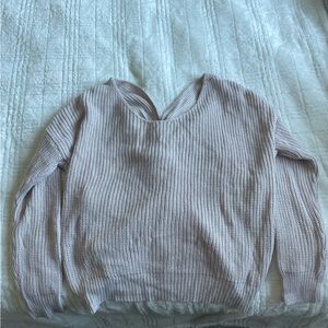 Main Strip Large Knitted Knotted Sweater